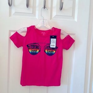 Flowers By Zoe Pink Top Looking Good Feeling Good XS NWT